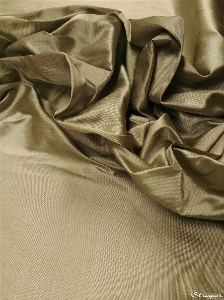 Soie Doupion - 137cm - Uni - Pebble