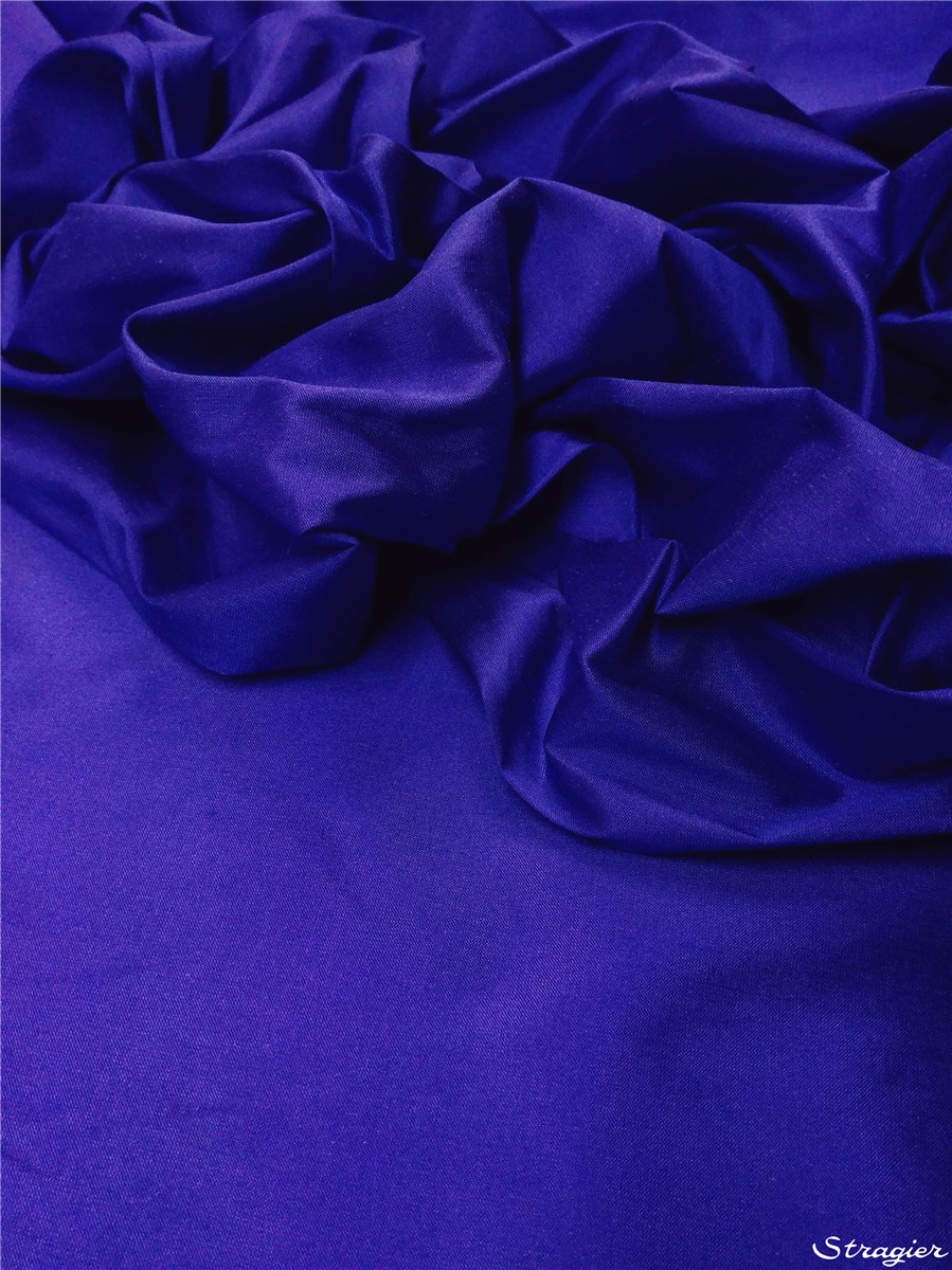 Soie Doupion - 137cm - Uni - Royal