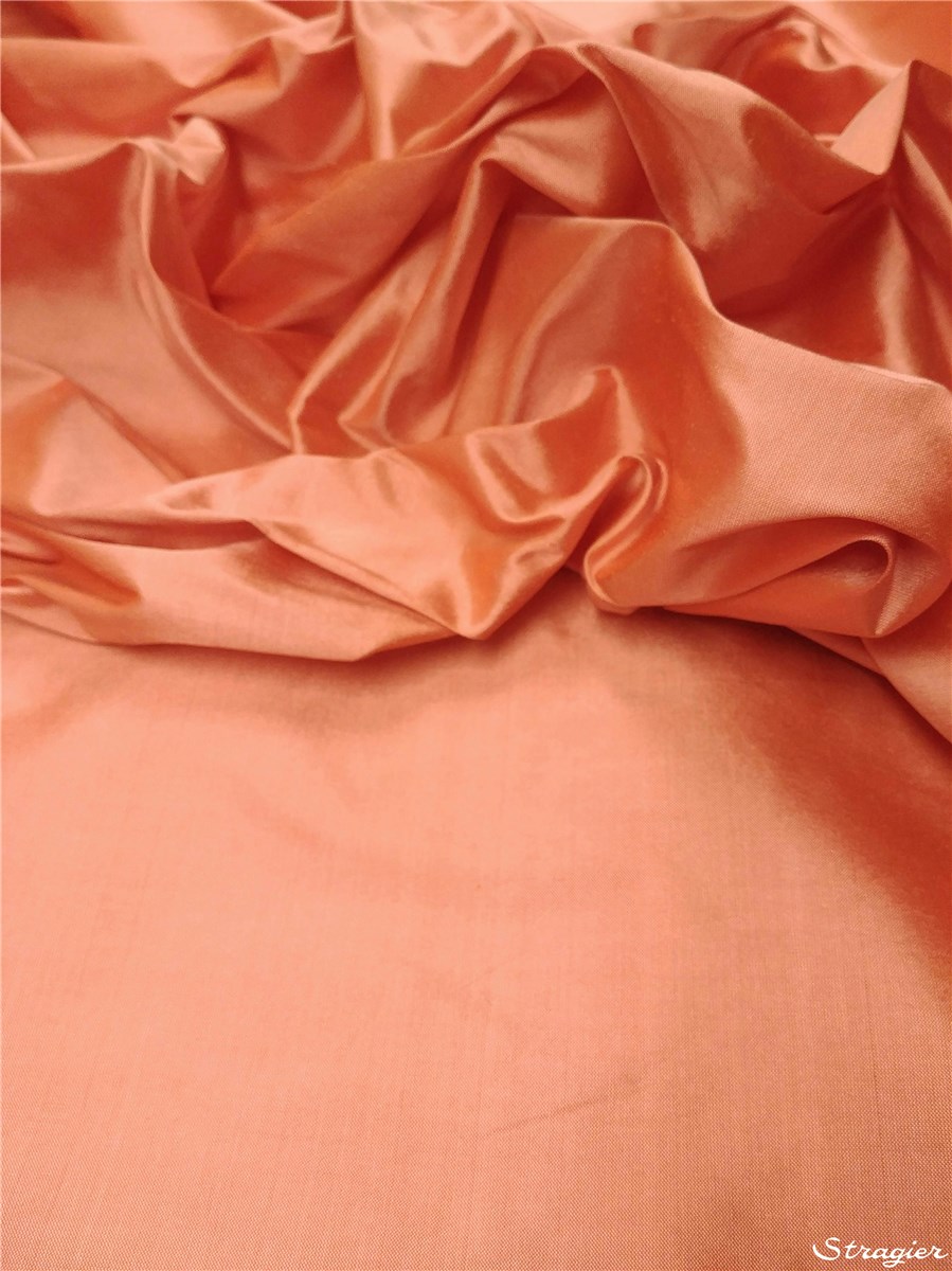 Soie Doupion - 137cm - Uni - Salmon
