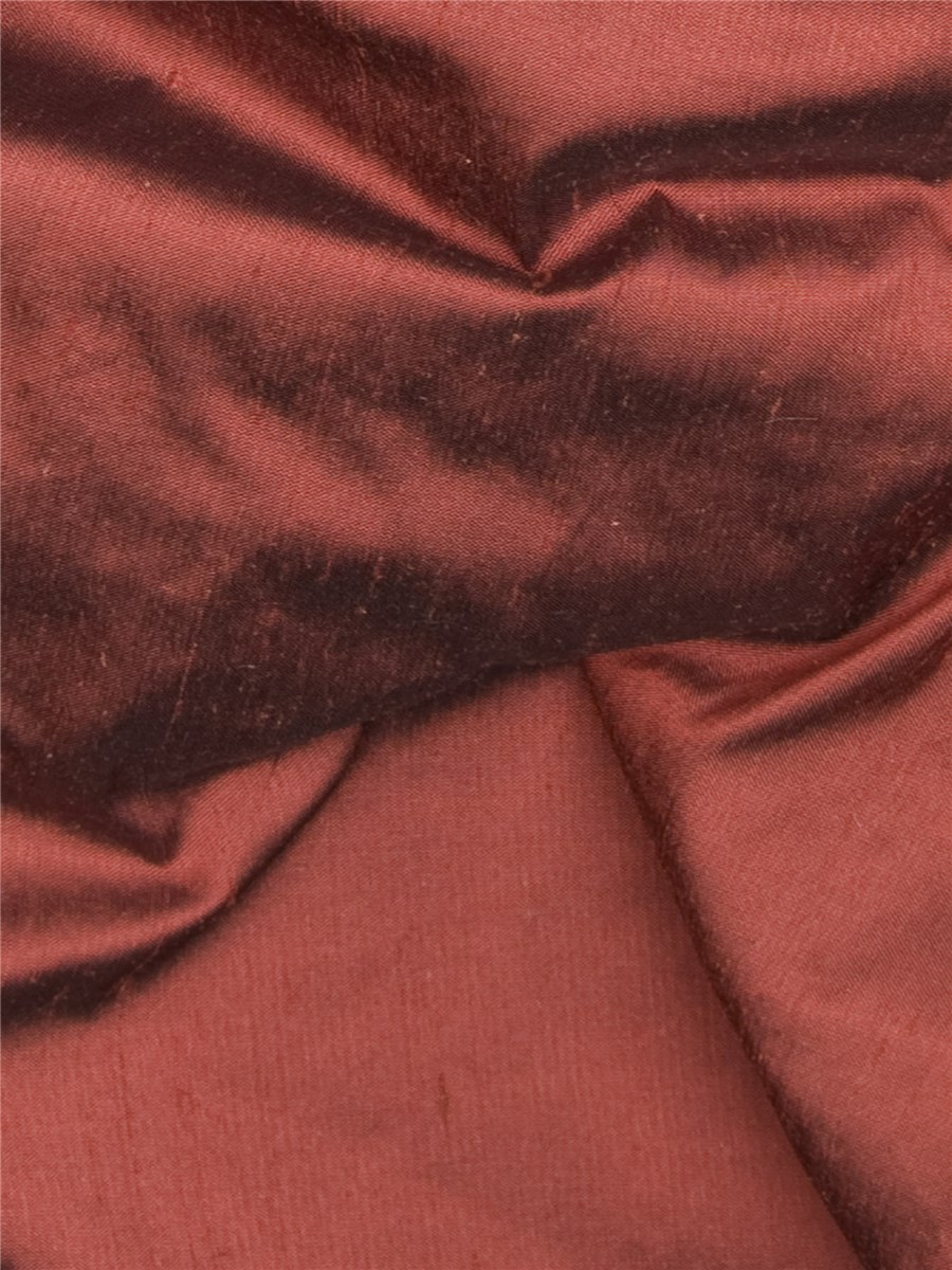 Soie Doupion - 137cm - Uni - Sangria