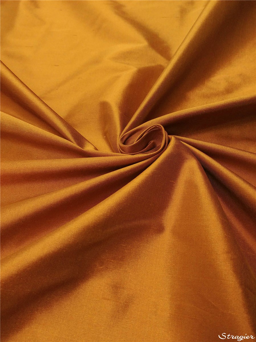 Soie Doupion - 137cm - Uni - Sienna