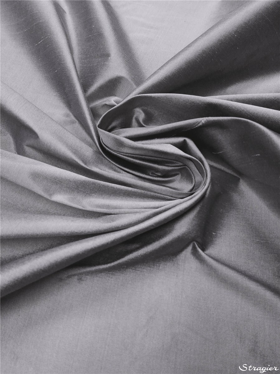 Soie Doupion - 137cm - Uni - Silver