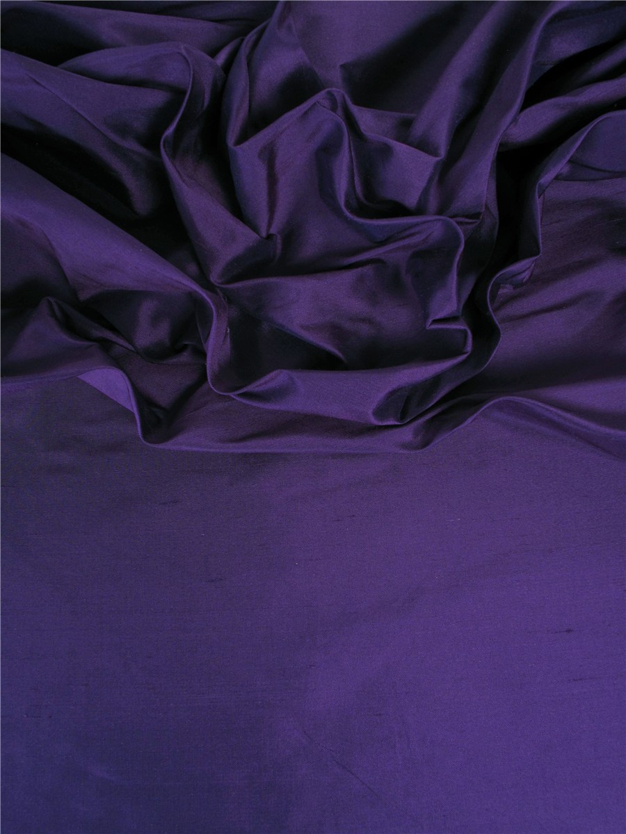 Soie Doupion - 137cm - Uni - Violet