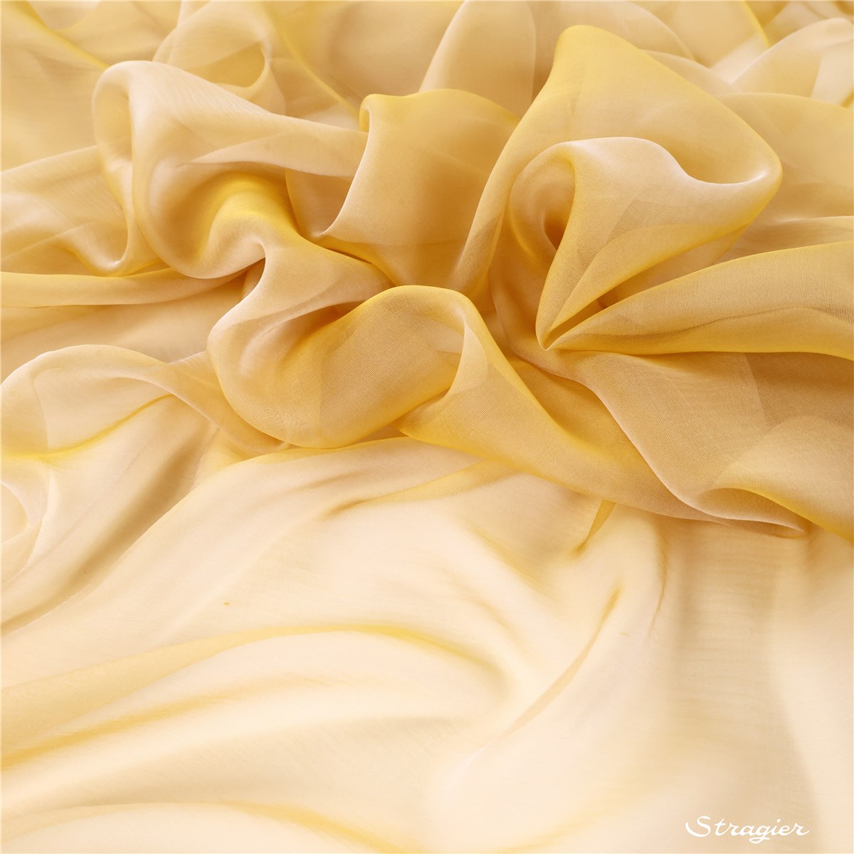 Silk Chiffon - changeant - Plain - Golden
