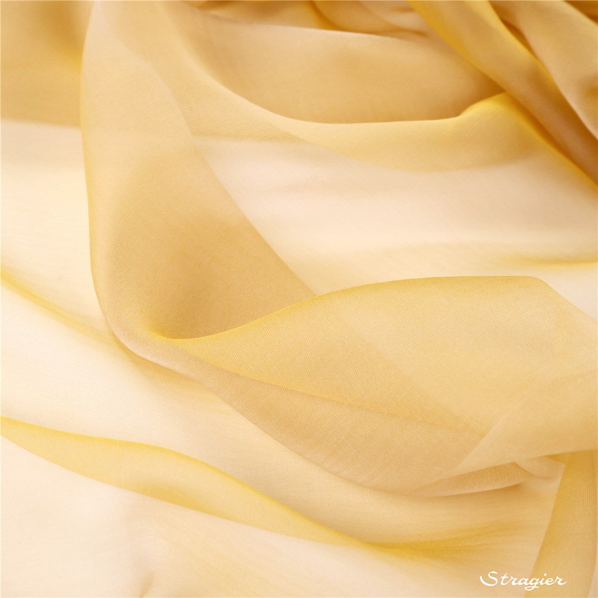 Silk Chiffon - changeant - Plain - Golden
