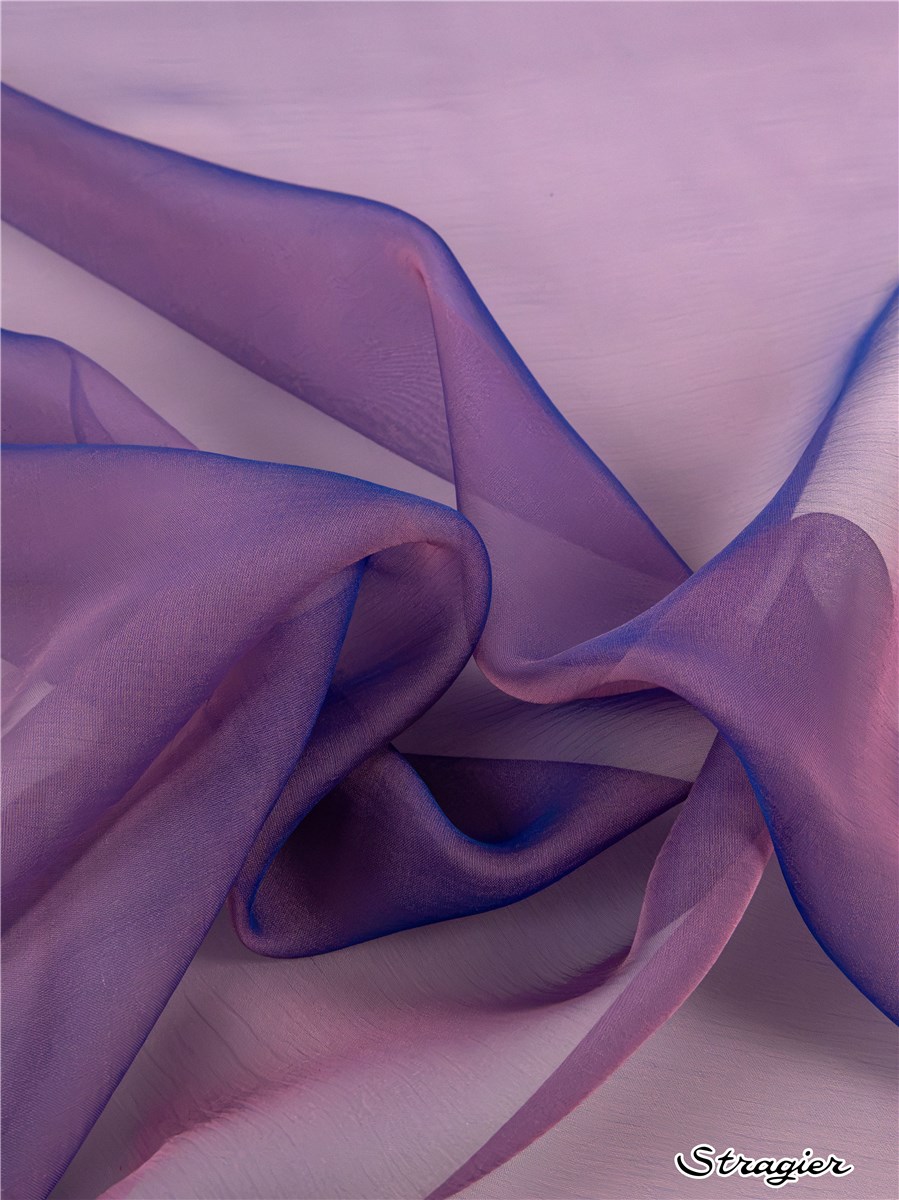 Silk Chiffon - changeant - Plain - Orchid