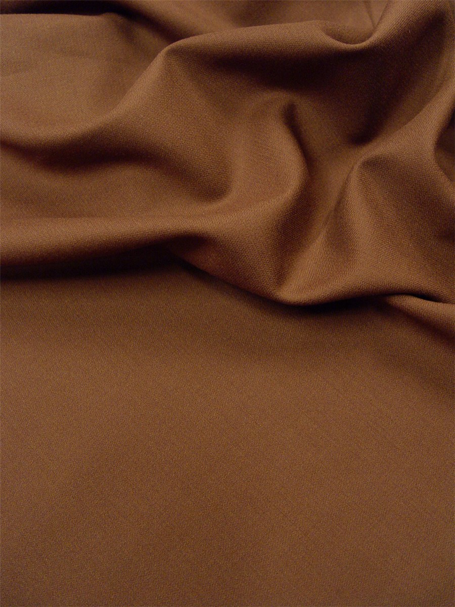 Wool - superfine - Plain - Cacao
