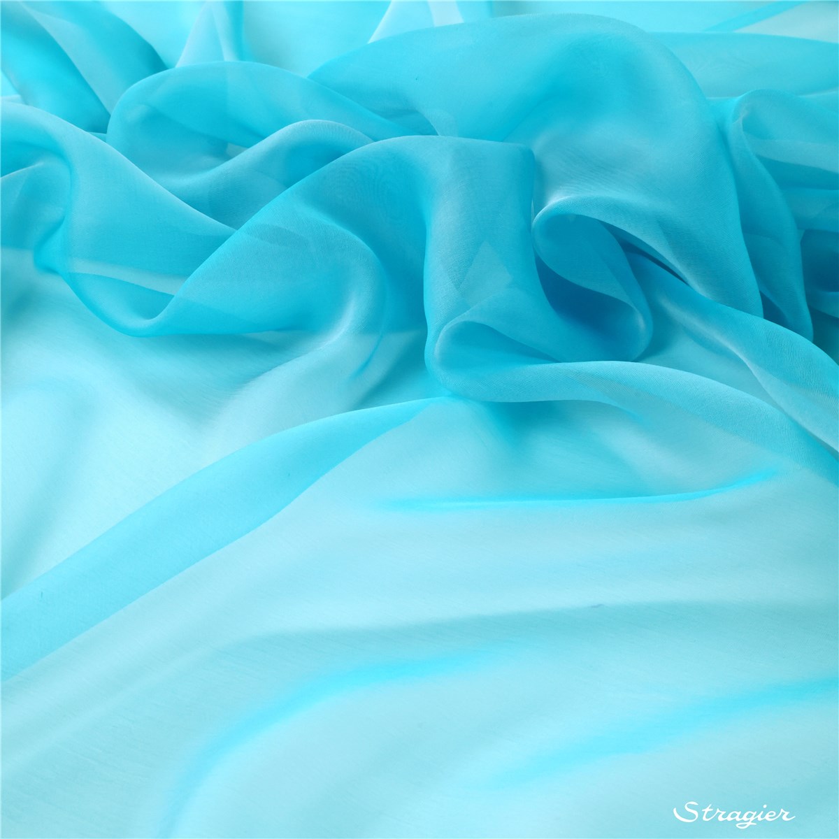 Silk Chiffon - changeant - Plain - Scuba