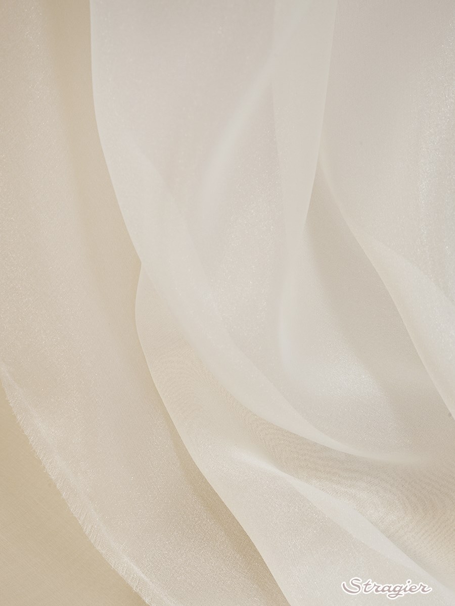 Silk Organza - Plain - White