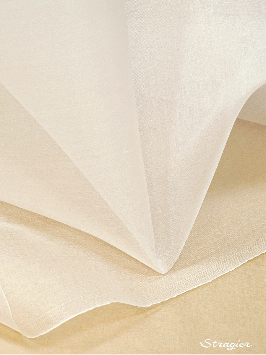 Organza de Soie - Uni - Ivory
