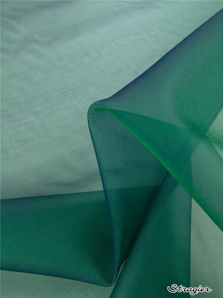 Silk Organza - Plain - Jade