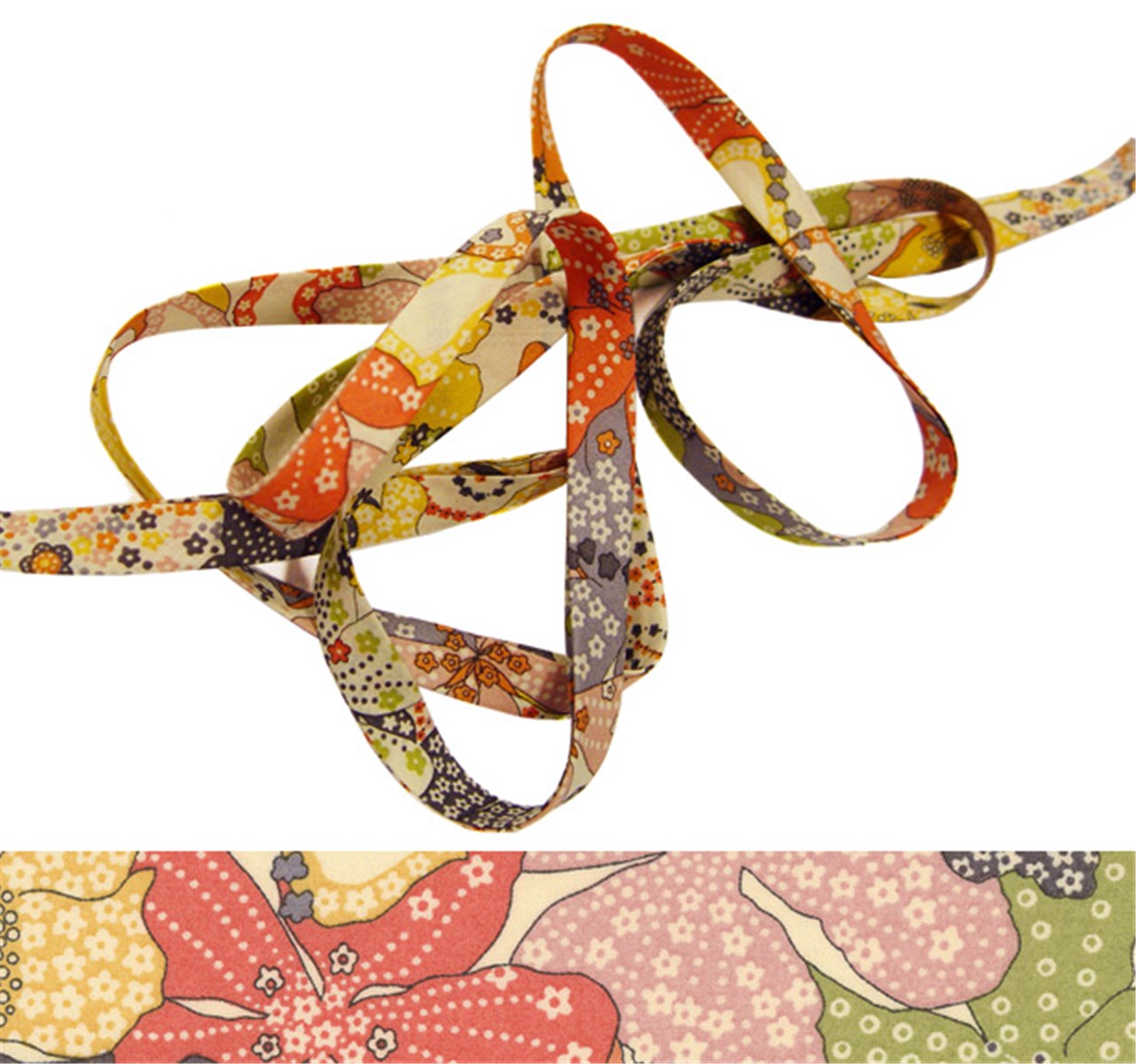 Liberty Bias Binding - Flora - A - 10 mm