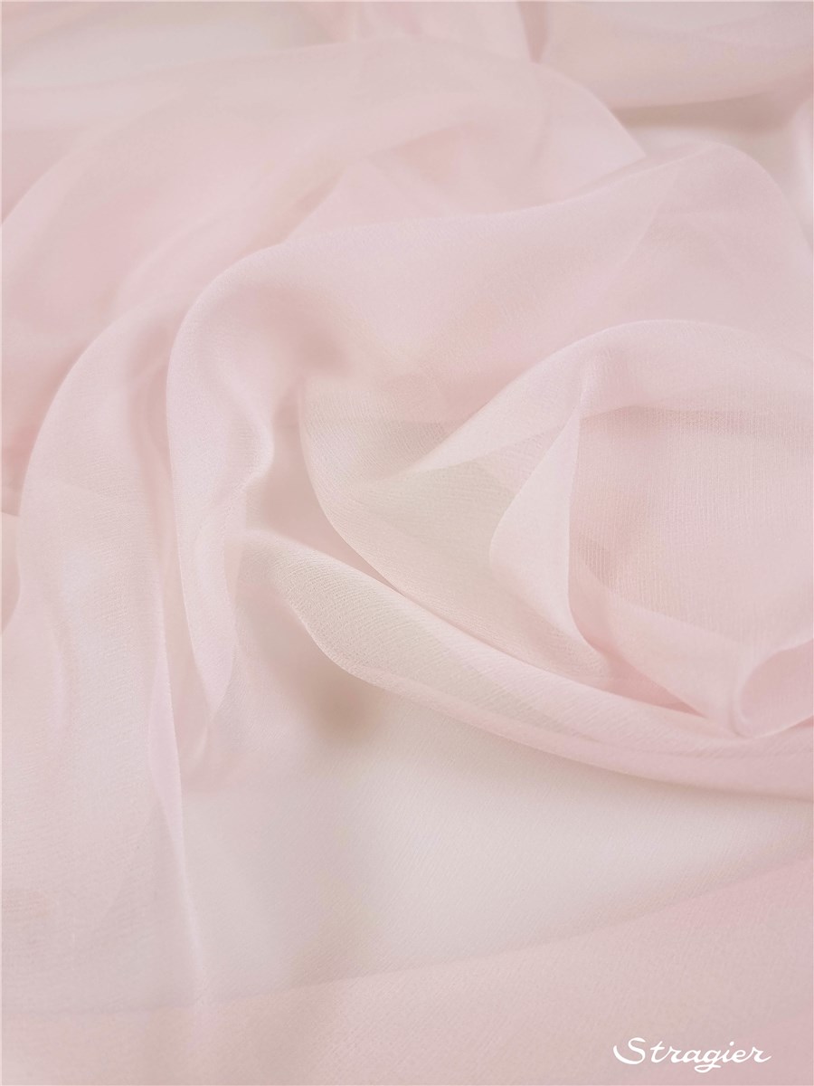 Mousseline de Soie - Uni - Dusky