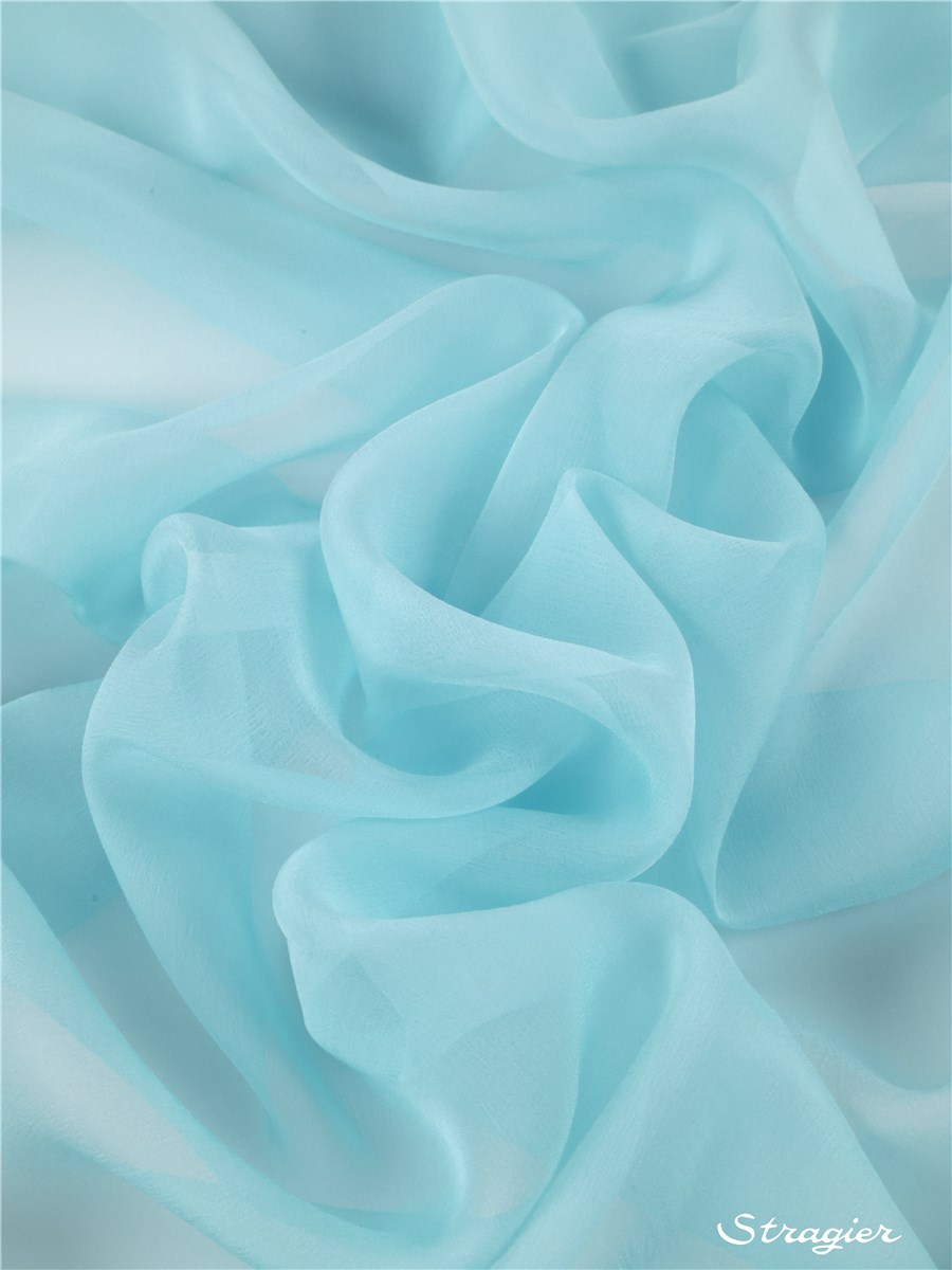 Mousseline de Soie - Uni - Haze