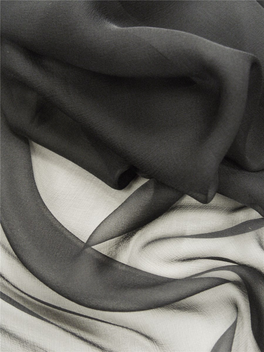 Silk Chiffon - Plain - Slate