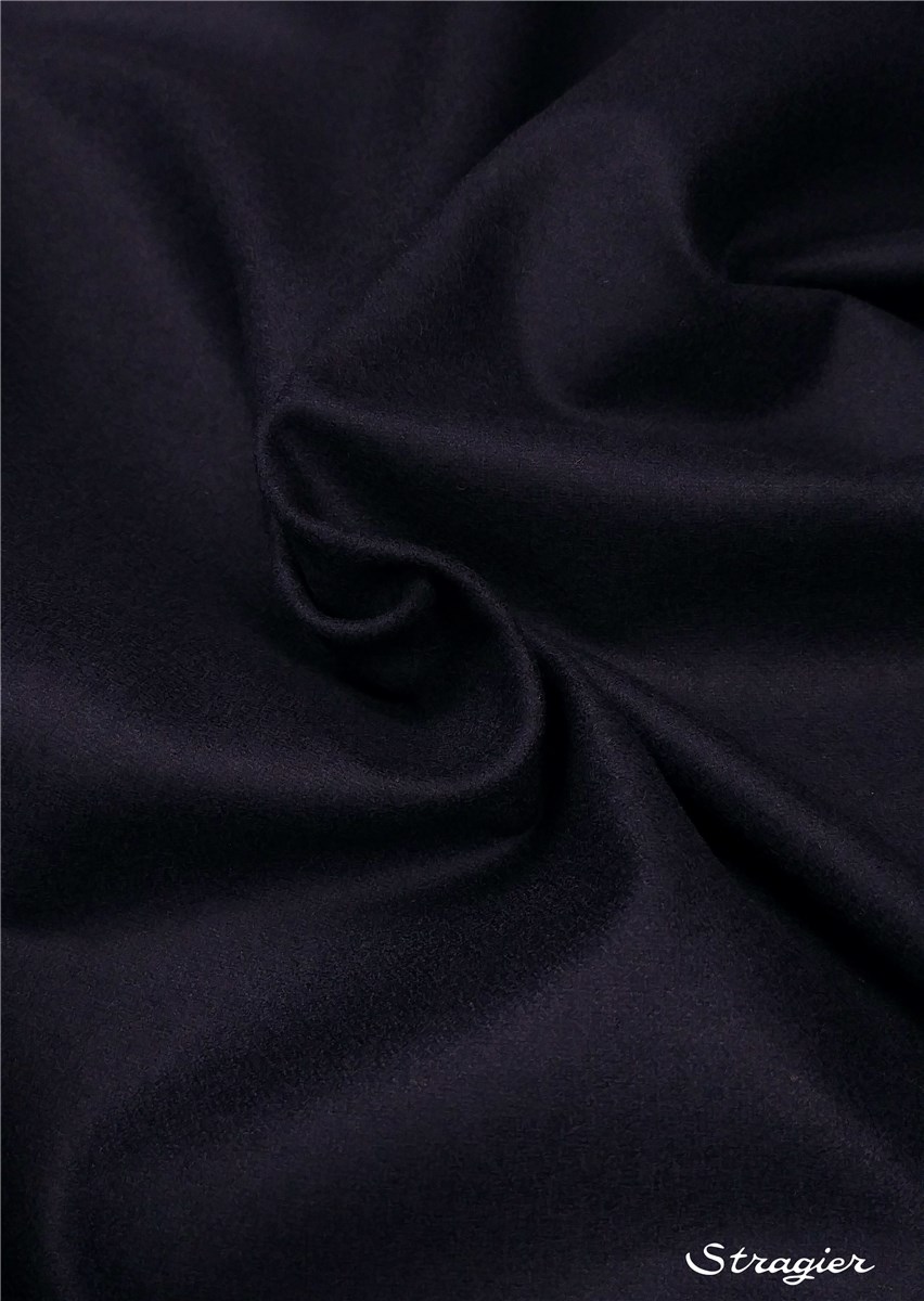 Laine Foulée Merinos - uni - Bleu insigne 