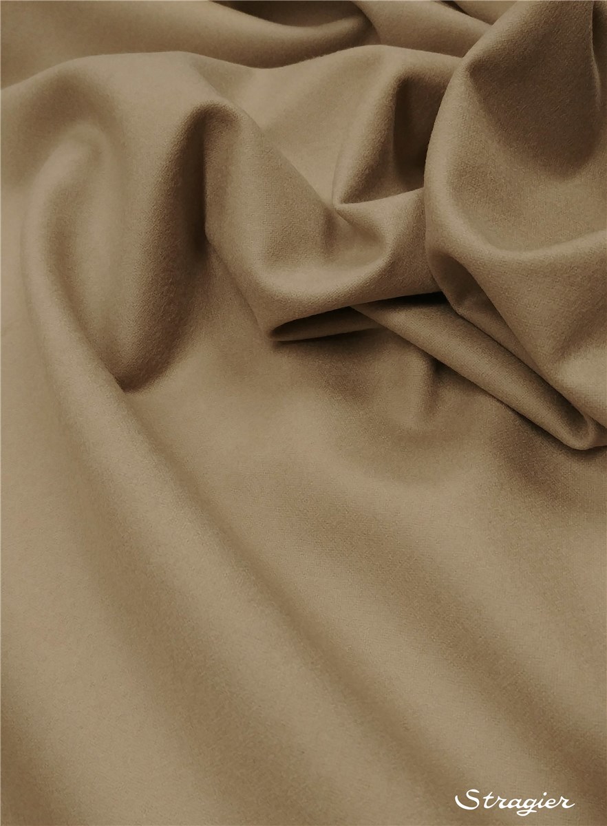Fulled Merino Wool - Plain - Cobble