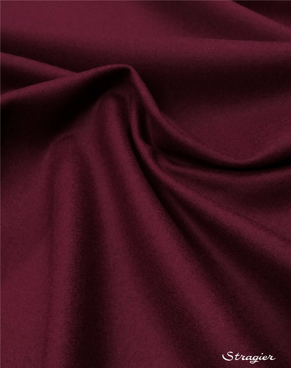 Fulled Merino Wool - Plain - Violette des bois