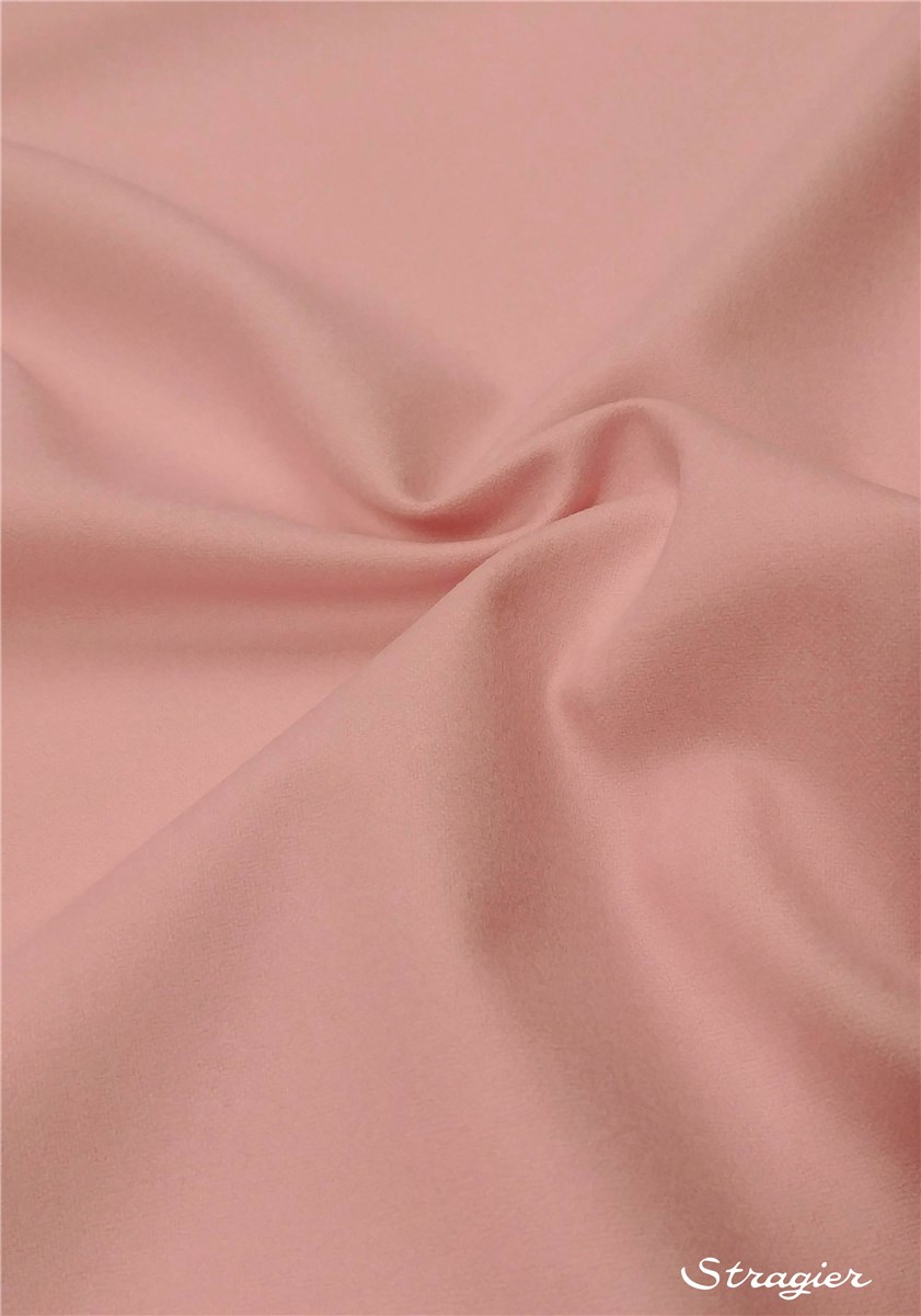 Fulled Merino Wool - Plain - Rose Caméo