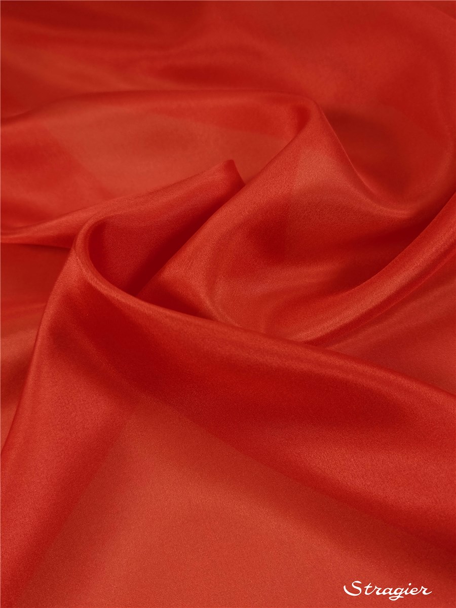 Habotai - Plain - Poppy