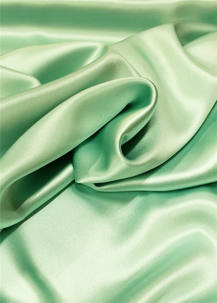Crêpe Satin Royal - Uni - Menthe 