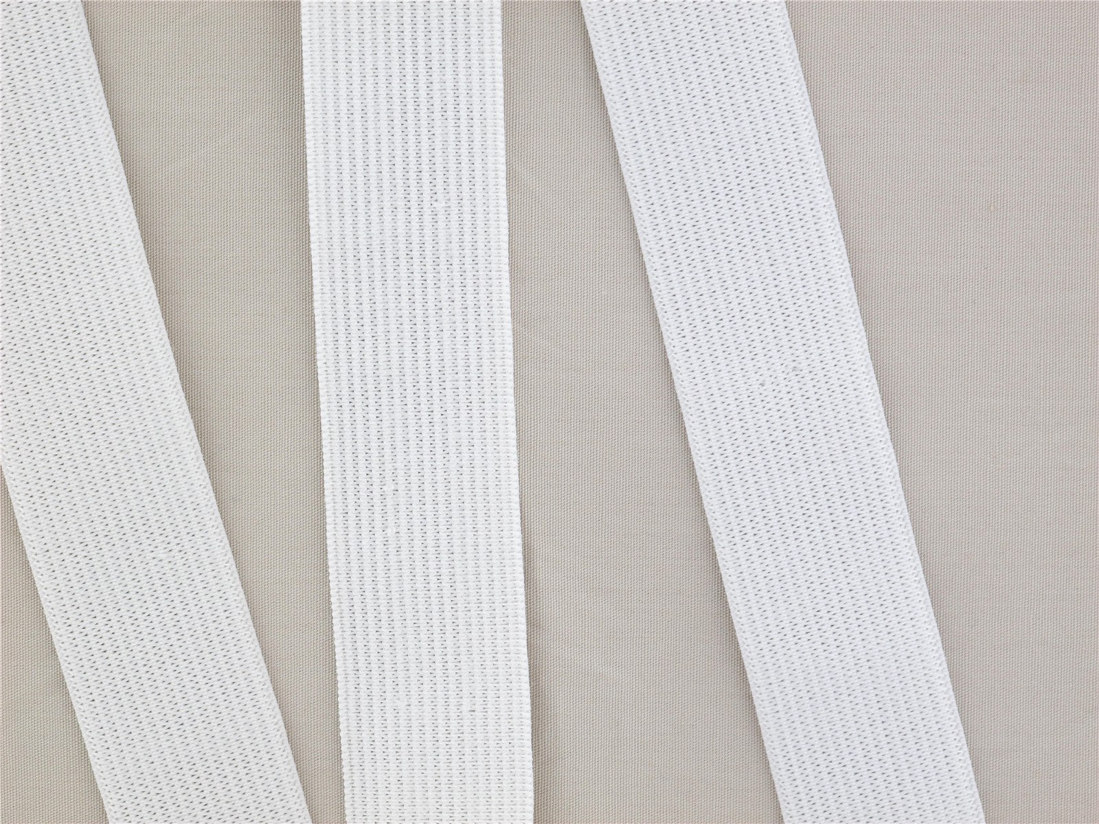 Knitted Elastic - Plain - Blanc écru - 25 mm