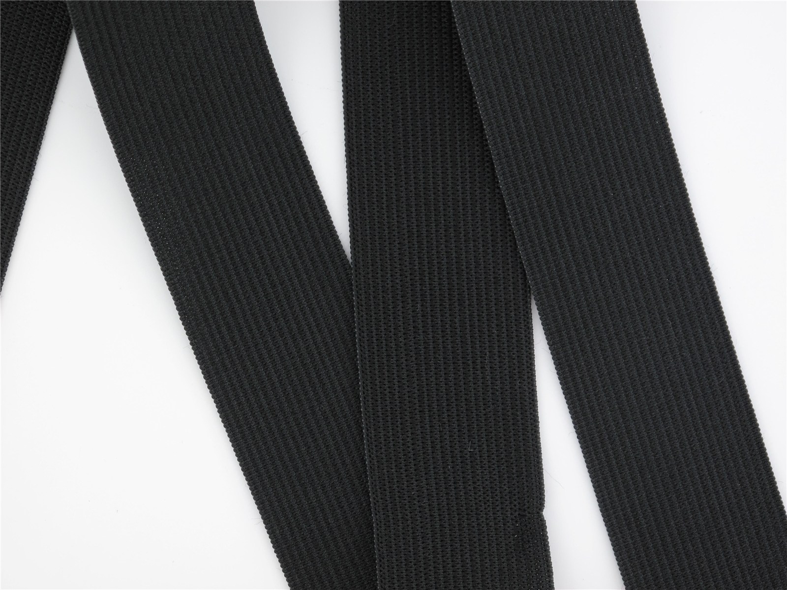 Elastique Maille - Uni - Noir - 30 mm