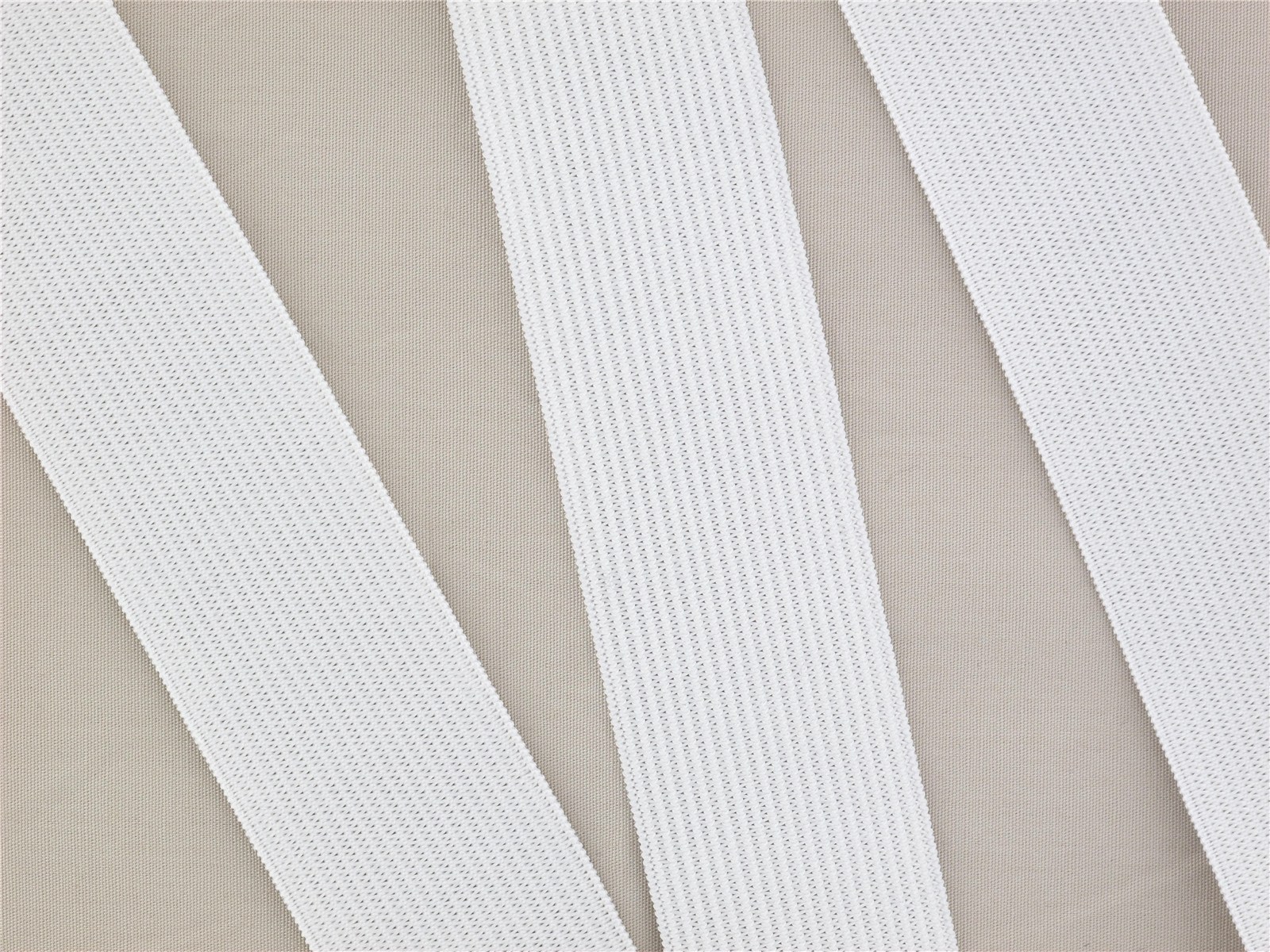 Knitted Elastic - Plain - Blanc écru - 30 mm