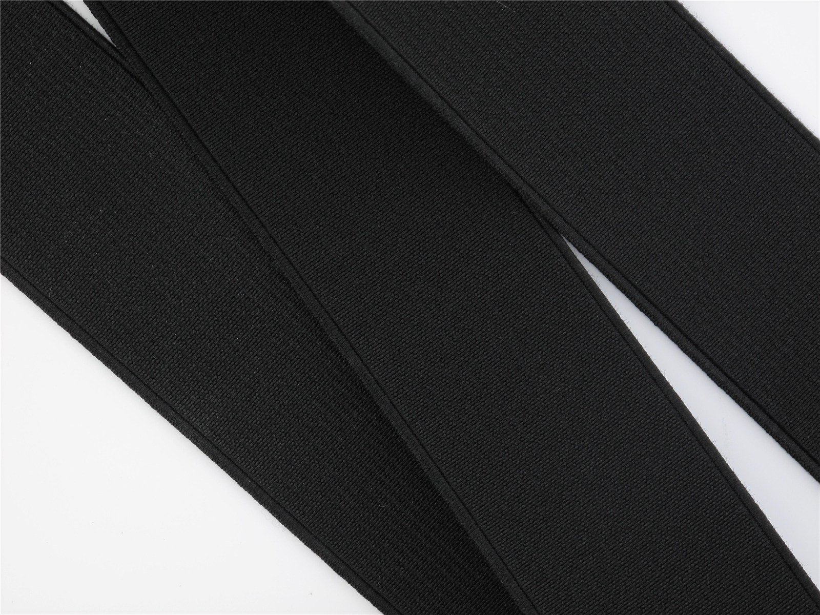 Ribs Elastic - Plain - Noir - 40 mm