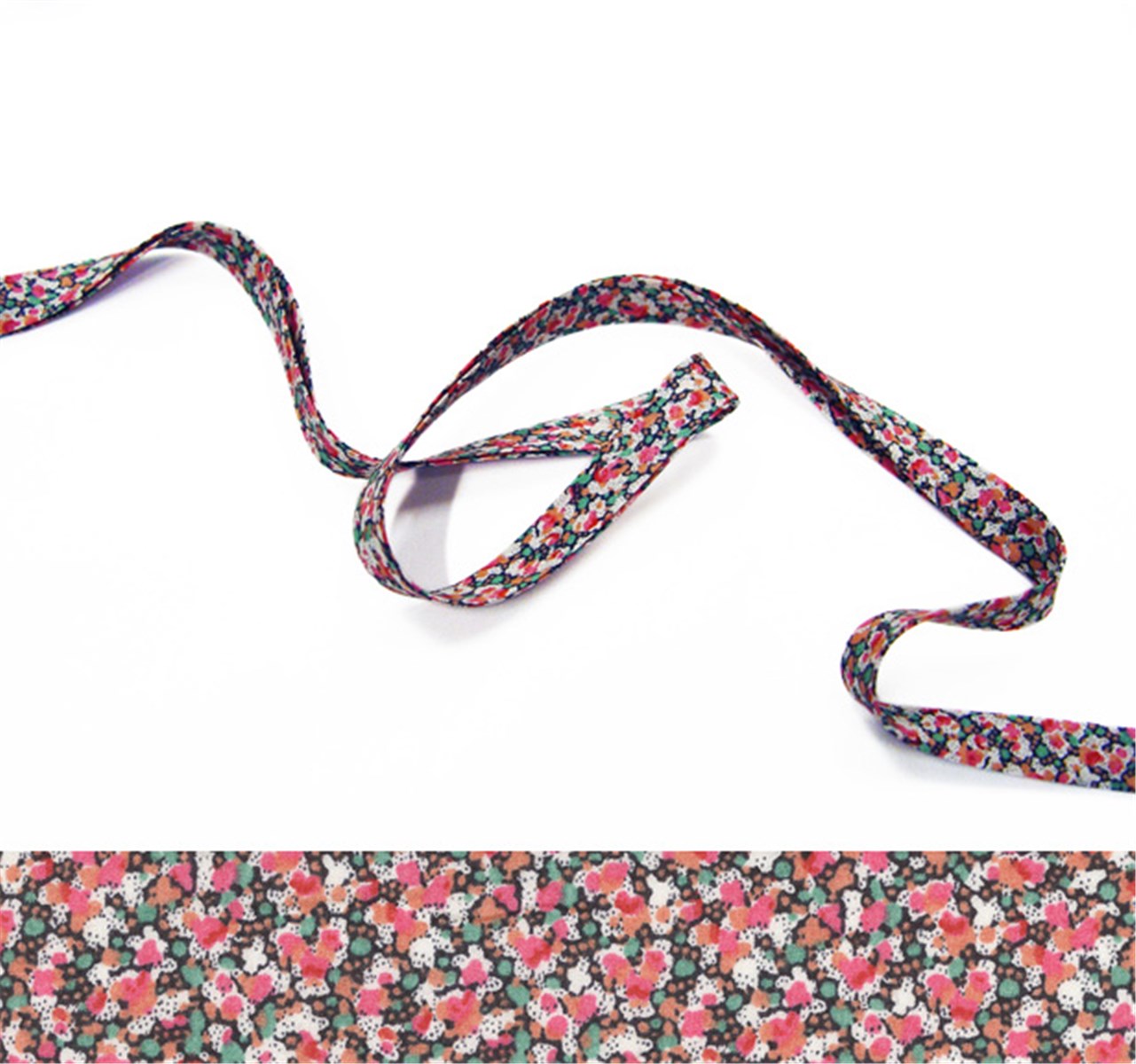 Biais Liberty - 9010 Pepper - B - 10 mm