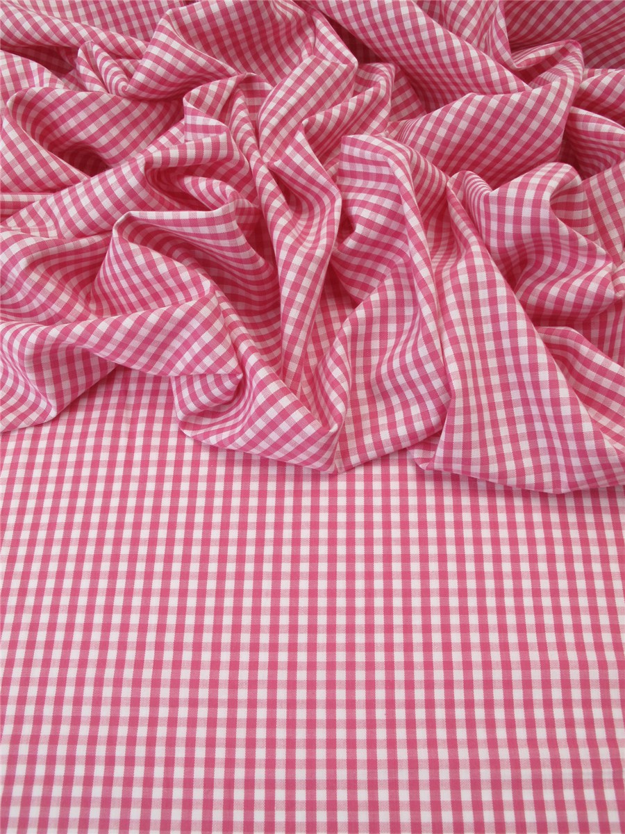 Poplin - Vichy 3mm - fleur de cactus